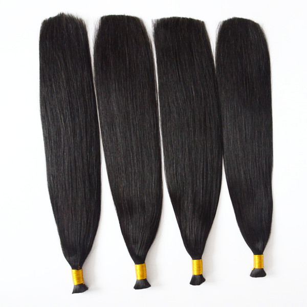 Hot sale high quality premium remy hair bulk hair extensions WJ036